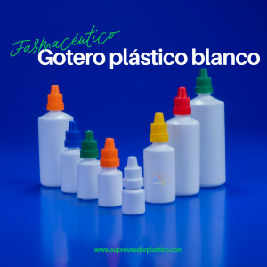 Gotero Plástico Blanco