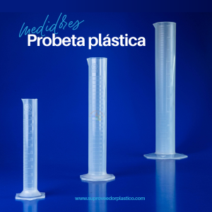 Probeta Graduada de Plástico