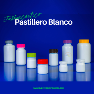 Pastillero Plástico Blanco