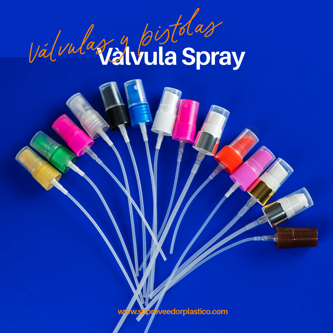 Válvula pulverizadora de pulsación superior, el modelo estándar para colonias, ambientadores o limpiadores.