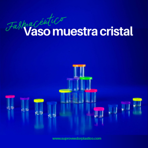 Vaso Muestra Cristal