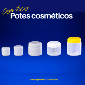 Potes Cosméticos de Boca Ancha