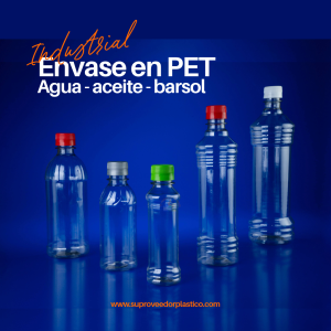 Envase en PET para Agua, Aceite o Barsol